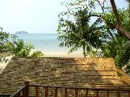 วิวจากระเบียงบ้านสดใส ธานี ที่สยามเบย์ รีสอร์ท